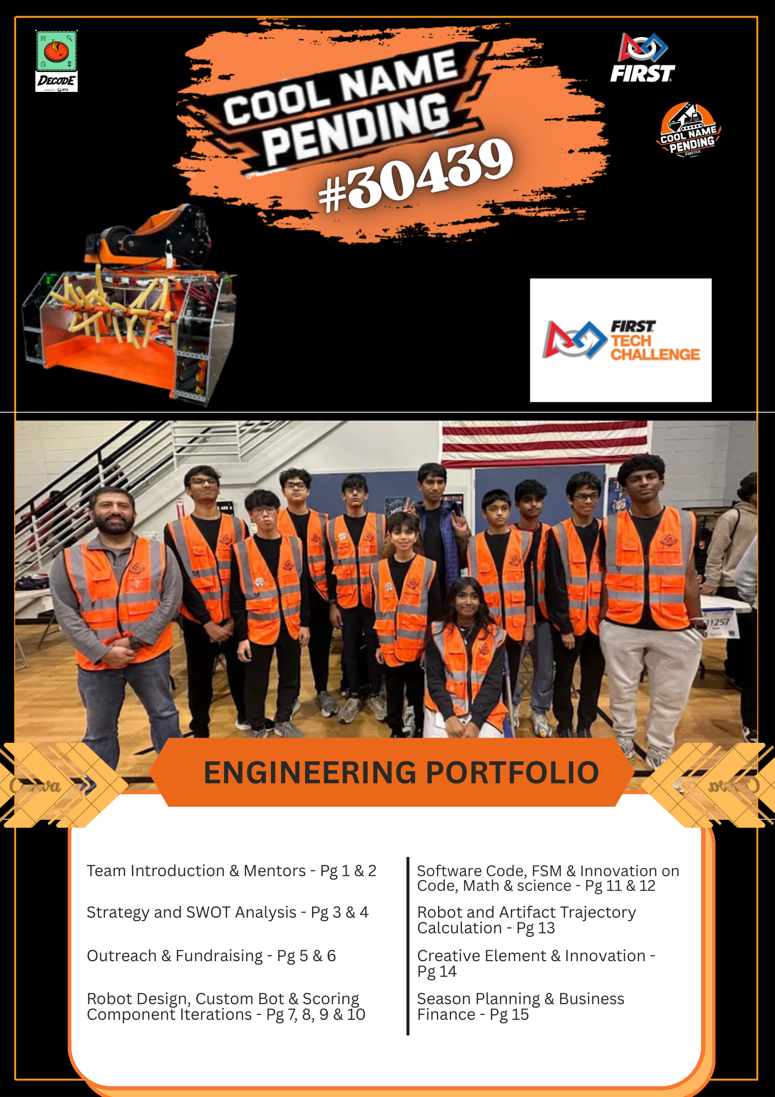 Cool Name Pending Team at Competition